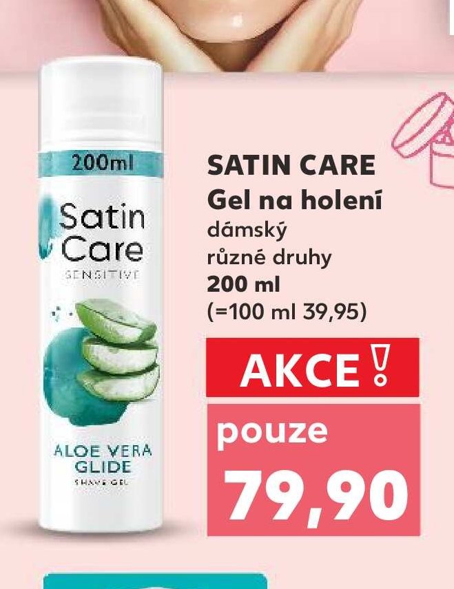 SATIN CARE Gel na holení