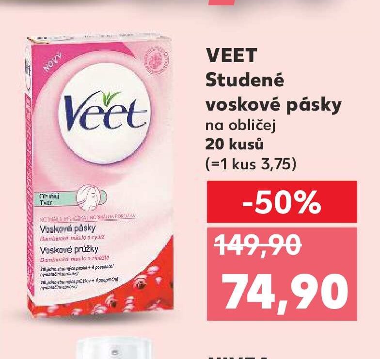 VEET Studené voskové pásky