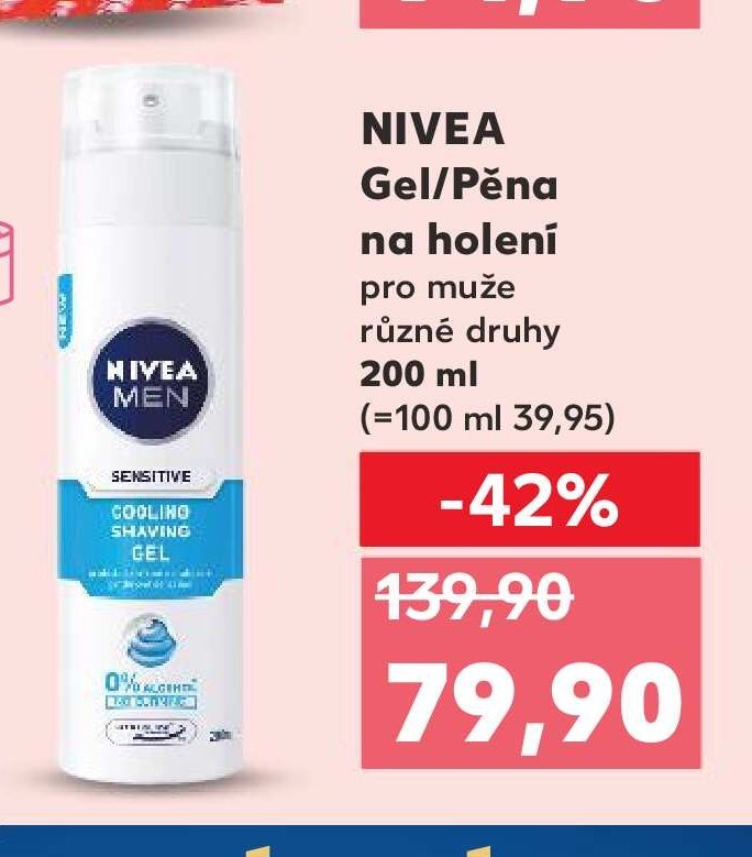 NIVEA Gel/Pěna na holení