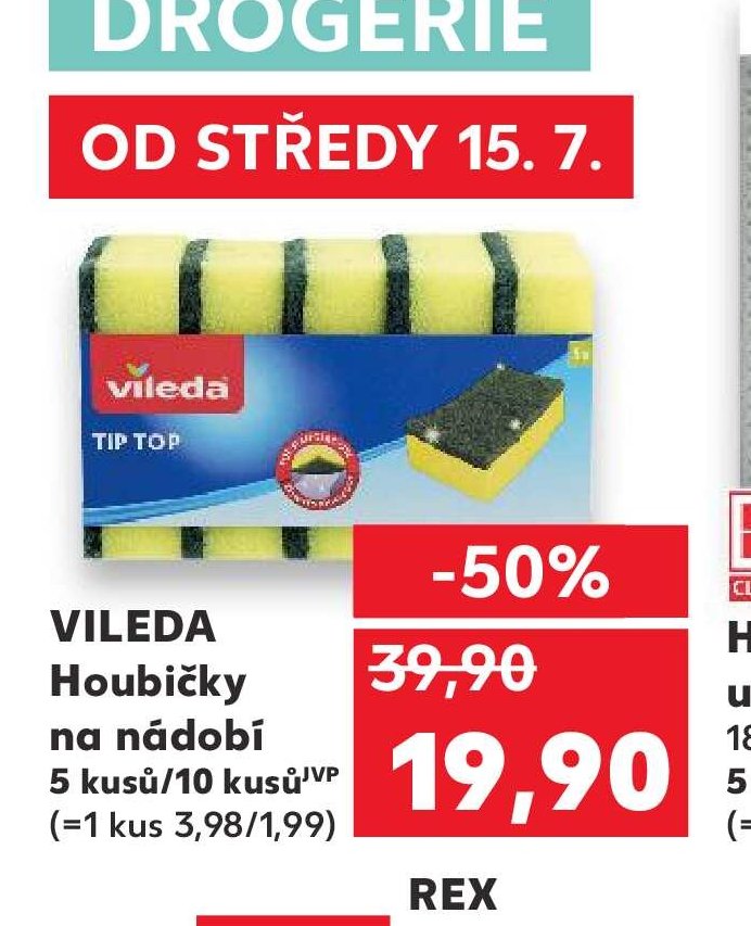 Vileda Houbičky na nádobí