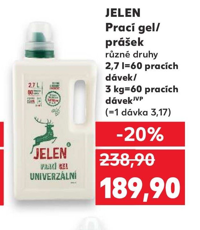 Jelen Prací gel/prášek