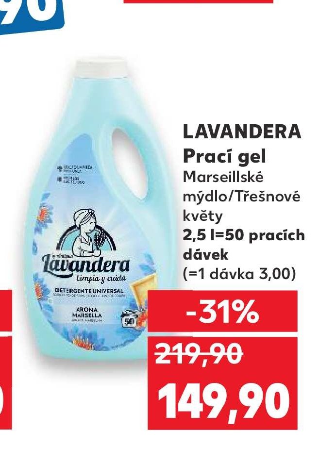 Lavandera Prací gel