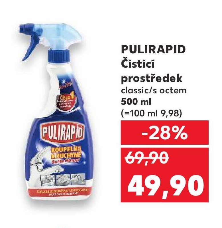 PULIRAPID Čistící prostředek classic/s octem