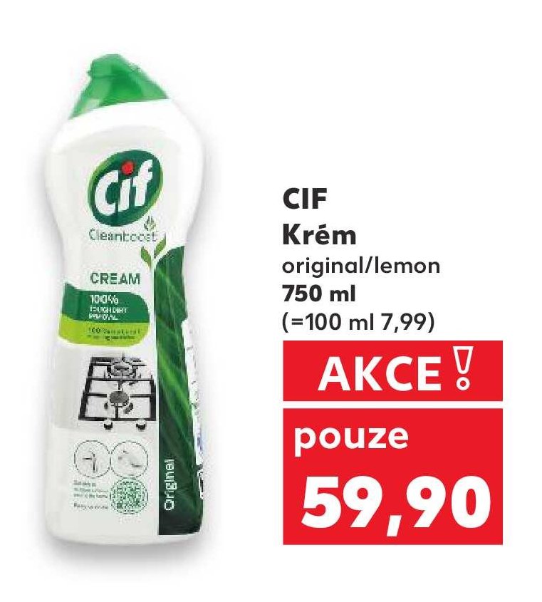 CIF Krém original/lemon