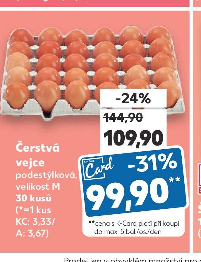 Čerstvá vejce