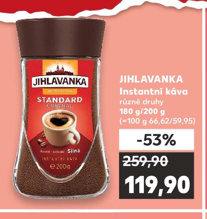 JIHLAVANKA Instantní káva