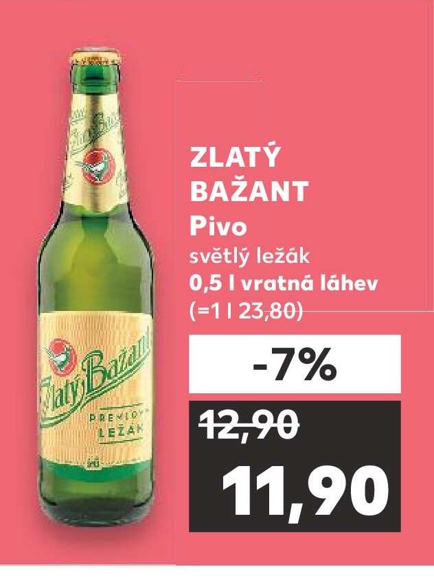 ZLATÝ BAŽANT Pivo
