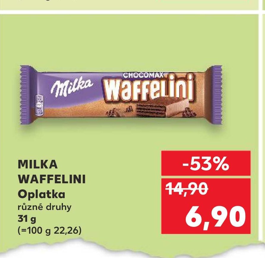 MILKA WAFFELINI Oplatka