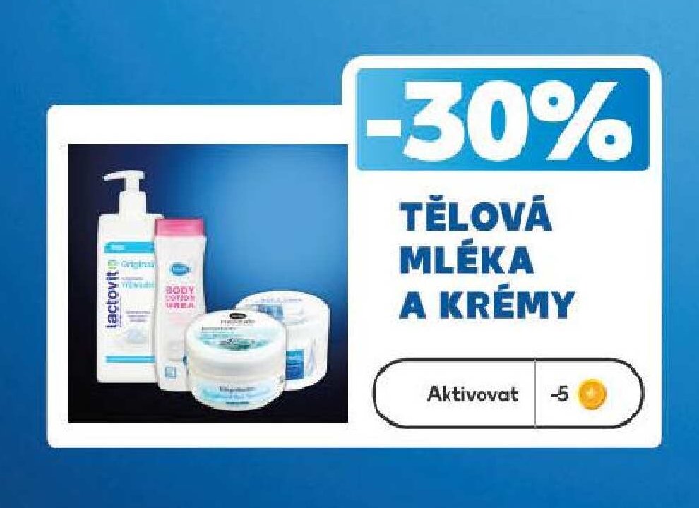 TĚLOVÁ MLÉKA A KRÉMY
