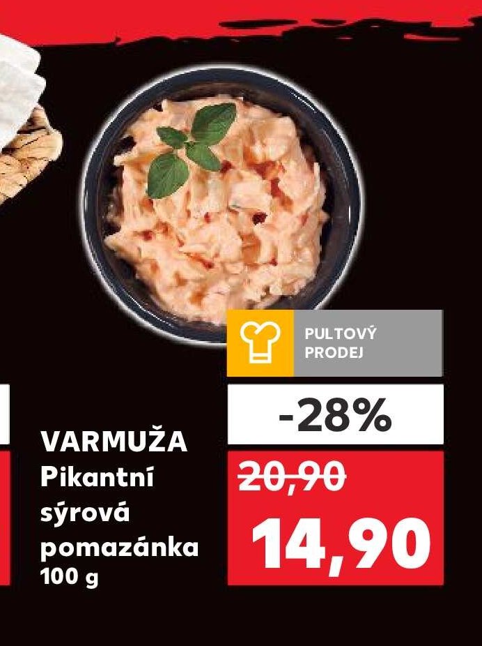 VARMUŽA Pikantní sýrová pomazánka