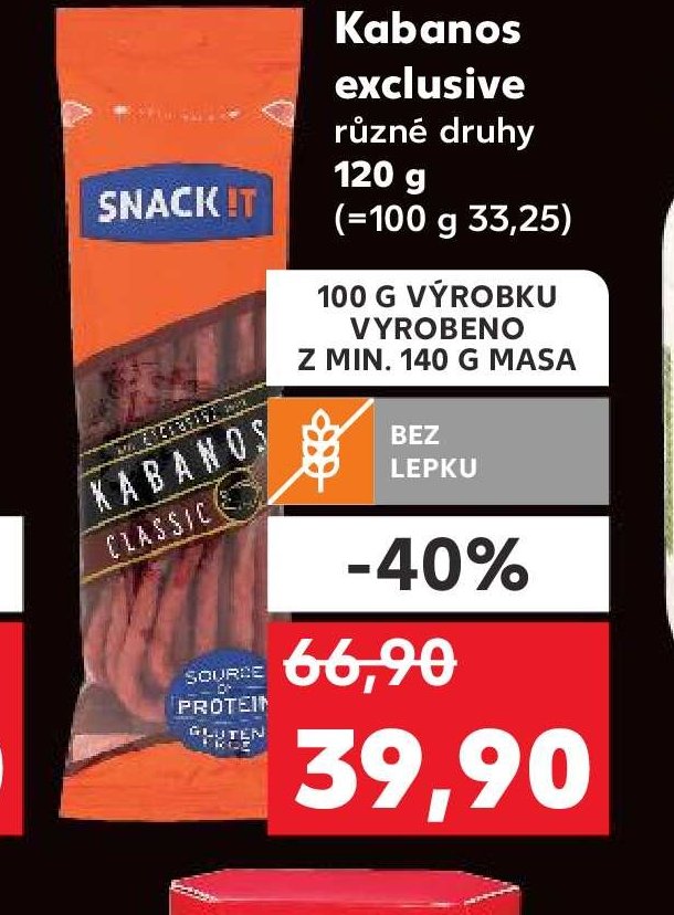 SNACK IT Kabanos
