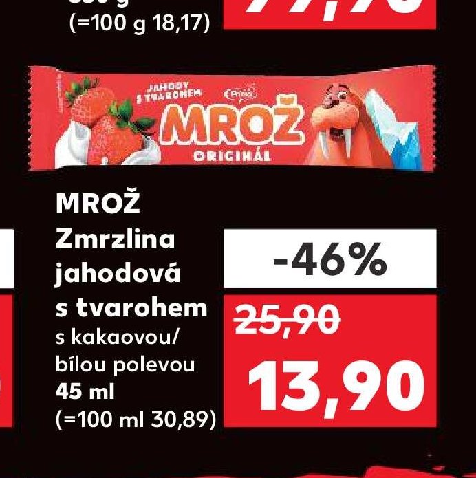 MROŽ Zmrzlina jahodová