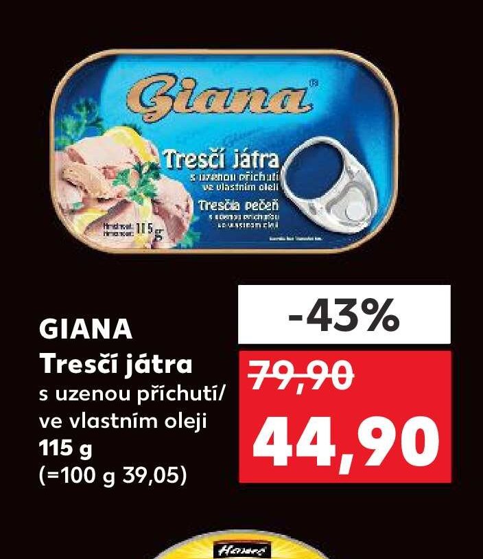 GIANA Tresčí játra