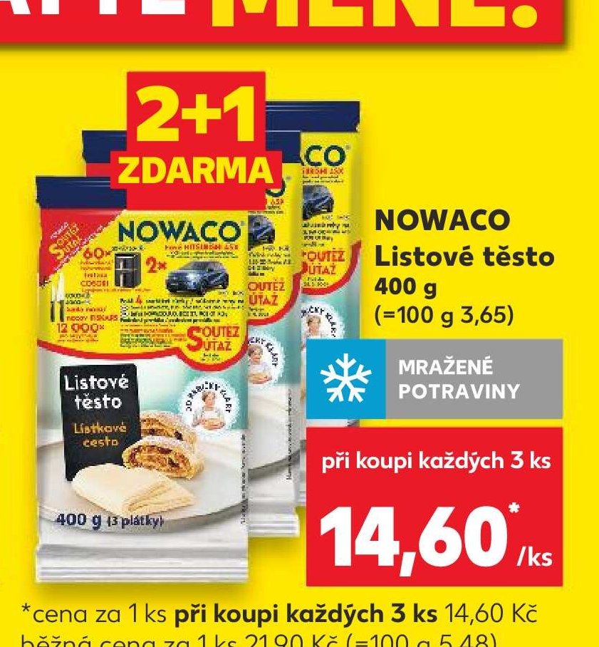NOWACO Listové těsto