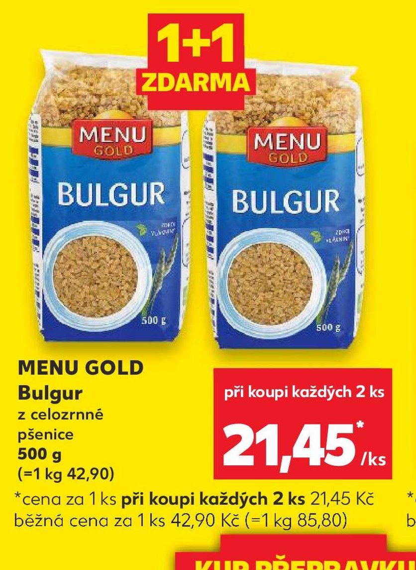 MENU GOLD Bulgur