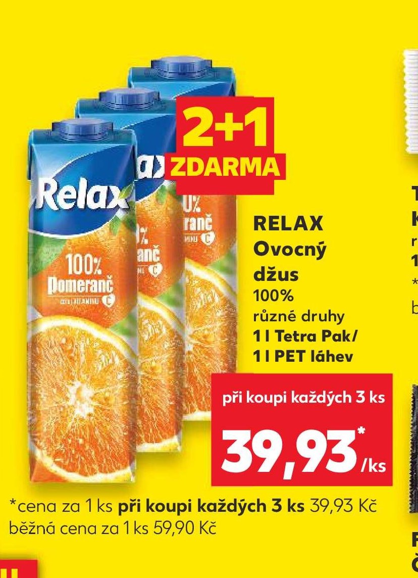 RELAX Ovocný džus