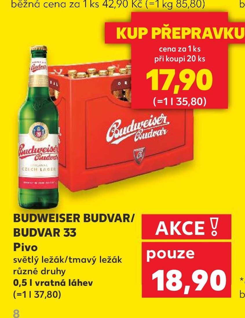 BUDWEISER BUDVAR / BUDVAR 33 Pivo