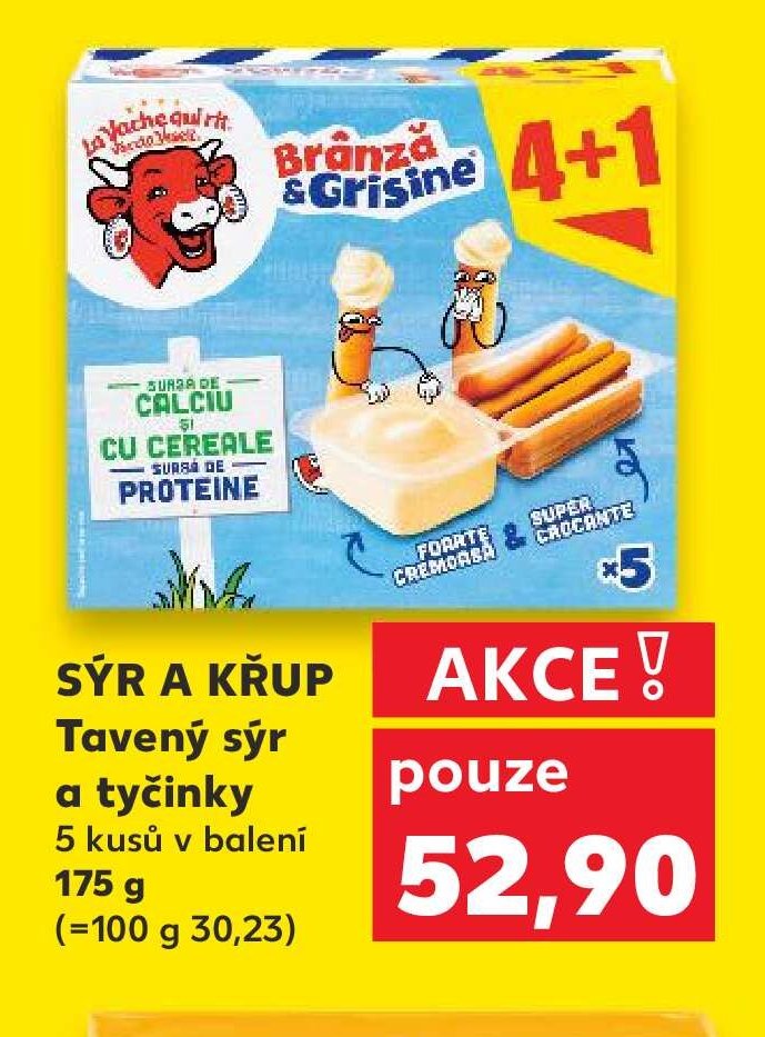 Sýr a křup tavený sýr a tyčinky