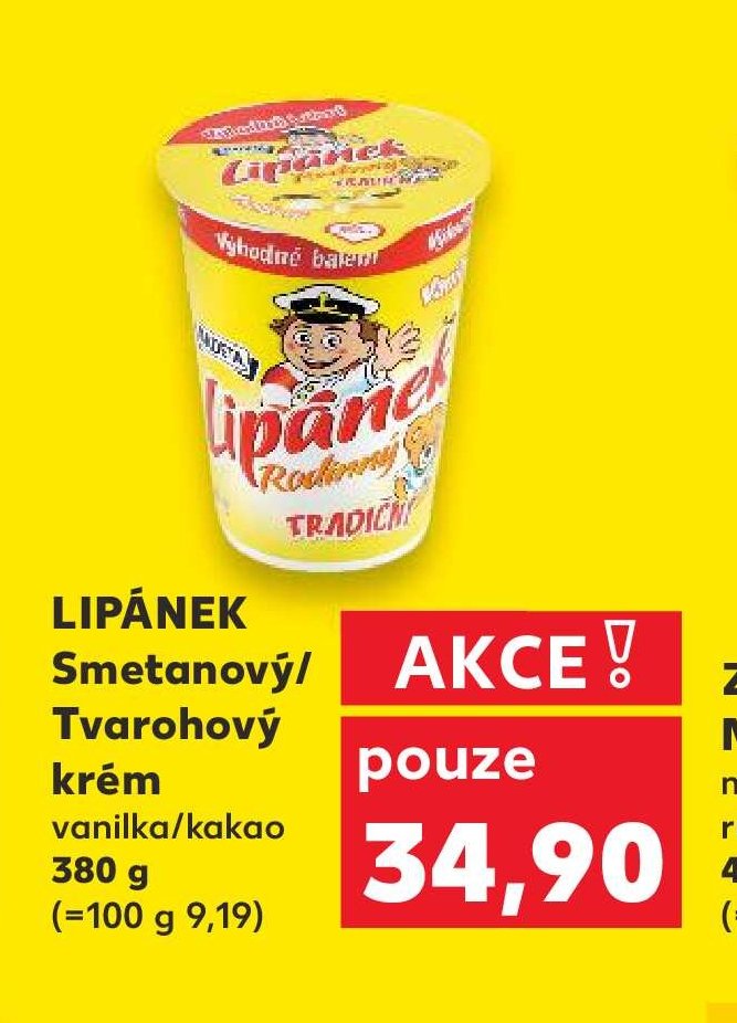 Lipánek Smetanový/Tvarohový krém