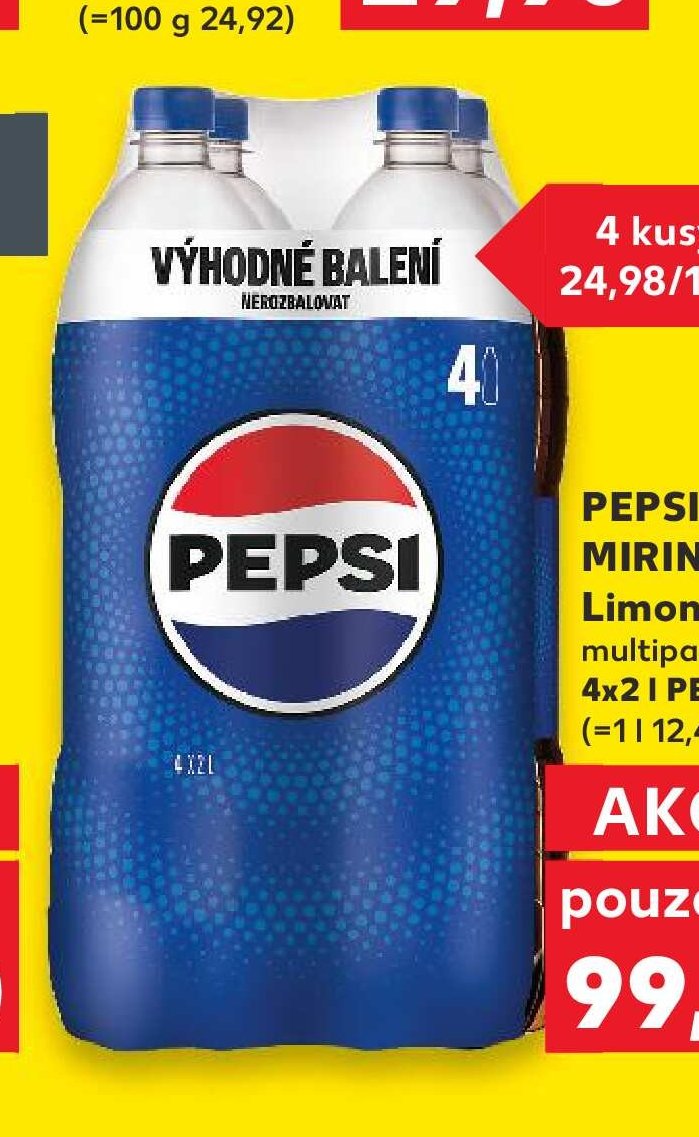 Pepsi Cola/Mirinda limonáda multipack