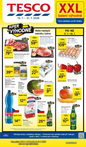 akční leták Tesco 15.7.2026-21.7.2026