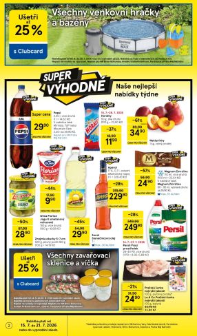 akční leták Tesco 15.7.2026-21.7.2026