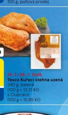 Tesco Kuřecí stehna uzená