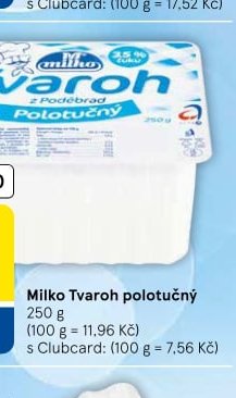 Milko Tvaroh polotučný