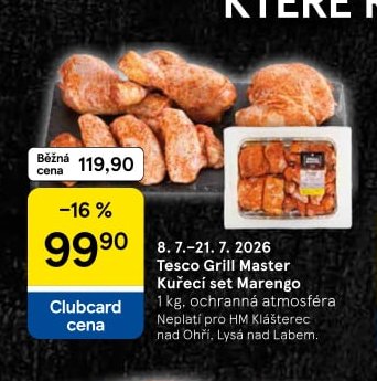 Tesco Grill Master Kuřecí set Marengo