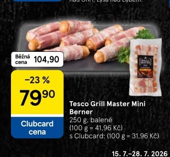 Tesco Grill Master Mini Berner