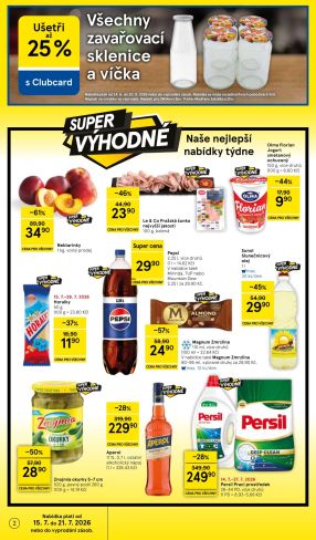 akční leták Tesco 15.7.2026-21.7.2026