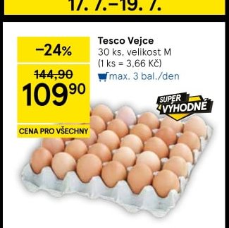 Tesco Vejce