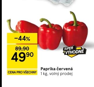 Paprika červená