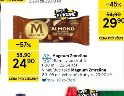 Magnum Zmrzlina 110 ml, více druhů