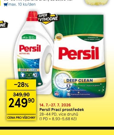 Persil Prací prostředek 28–44 PD, více druhů