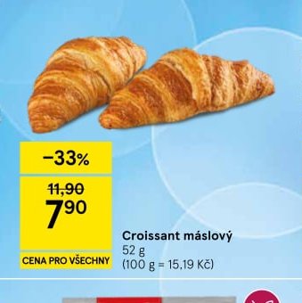 Croissant máslový 52 g