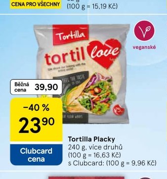 Tortilla Placky 240 g