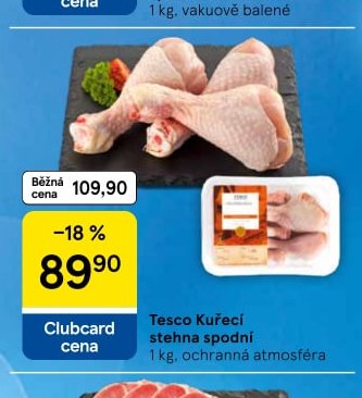 Tesco Kuřecí stehna spodní