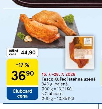 Tesco Kuřecí stehna uzená