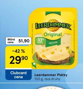 Leerdammer Plátky 100 g