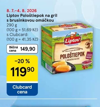 Liptov Pološtiepok na gril s brusinkovou omáčkou 290 g