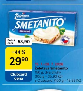 Želetava Smetanito 150 g