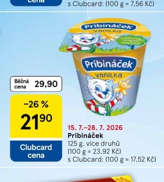 Pribináček 125 g