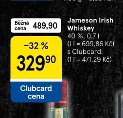 Jameson Irish Whiskey