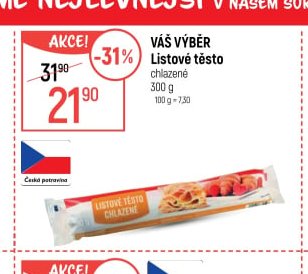 Váš Výběr Listové těsto