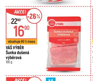 Váš Výběr Šunka dušená výběrová