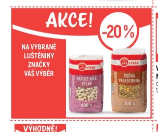 NA VYBRANÉ LUŠTĚNINY ZNAČKY VÁŠ VÝBĚR