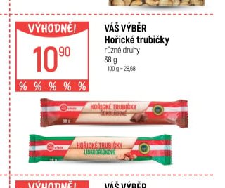 VÁŠ VÝBĚR Hořické trubičky