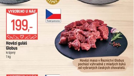 Hovězí guláš Globus