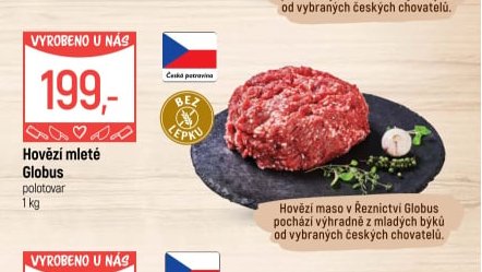 Hovězí mleté Globus